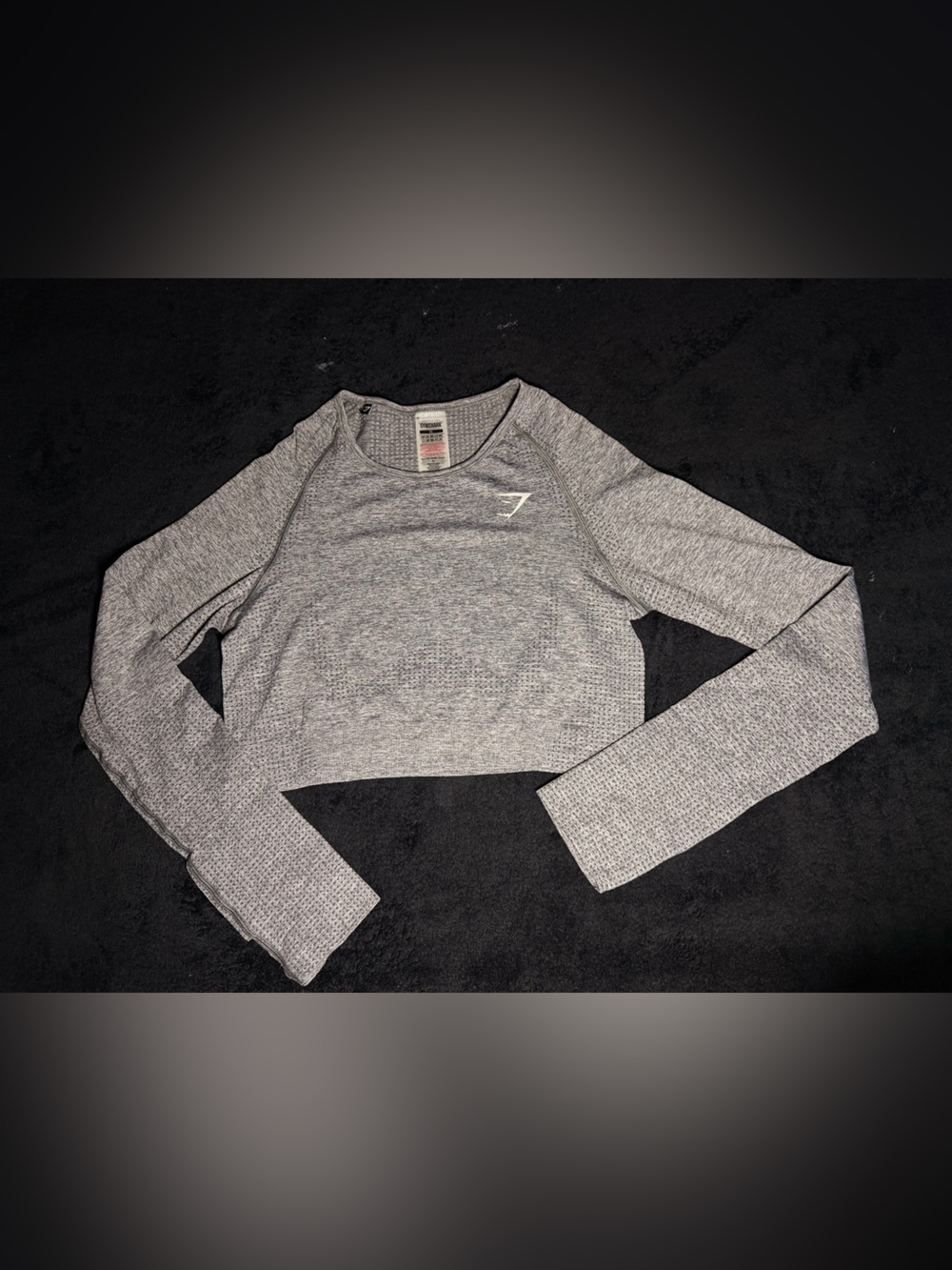 Gymshark Heather Gray Long Sleeve Seamless Tee
